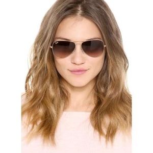 ray ban gold brown gradient